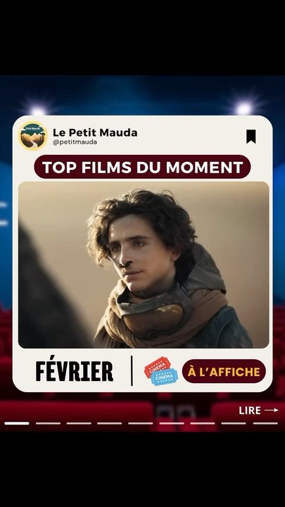 Découvrez notre sélection de films incontournables à l'affiche, une sélection captivante pour tous les passionnés de cinéma en quête d'aventure et d'émotion sur grand écran ! 