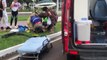 De patinete, jovem sofre diversas fraturas após ser atropelada por ônibus na Avenida Brasil