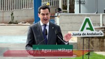 Moreno destaca los 400 millones destinados en materia hidráulica en Málaga