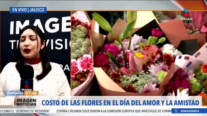 Costo de las flores aumenta en Guadalajara por San Valentín