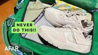 Please Stop Packing Your Shoes Like This—Do This Instead