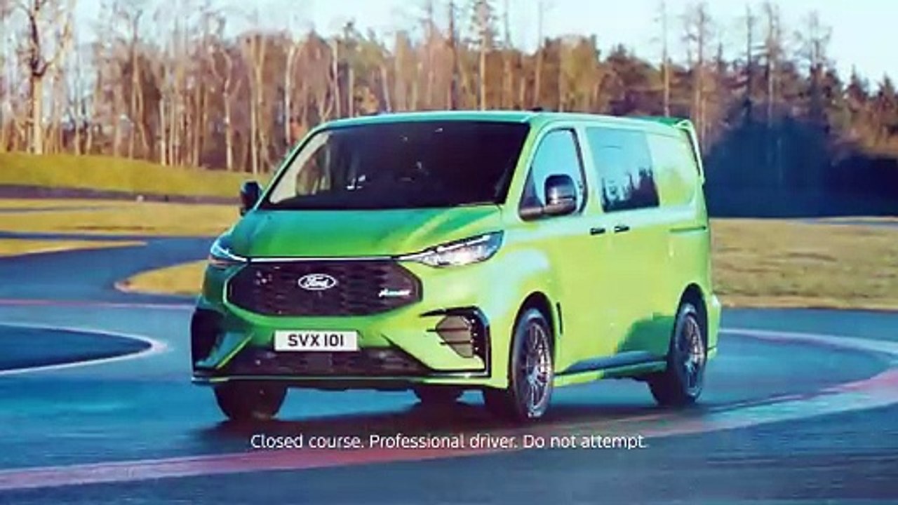 Aerodynamic Front Bumper, Integrated Spoiler and Diffuser , New Ford Transit Custom MS-RT 2024