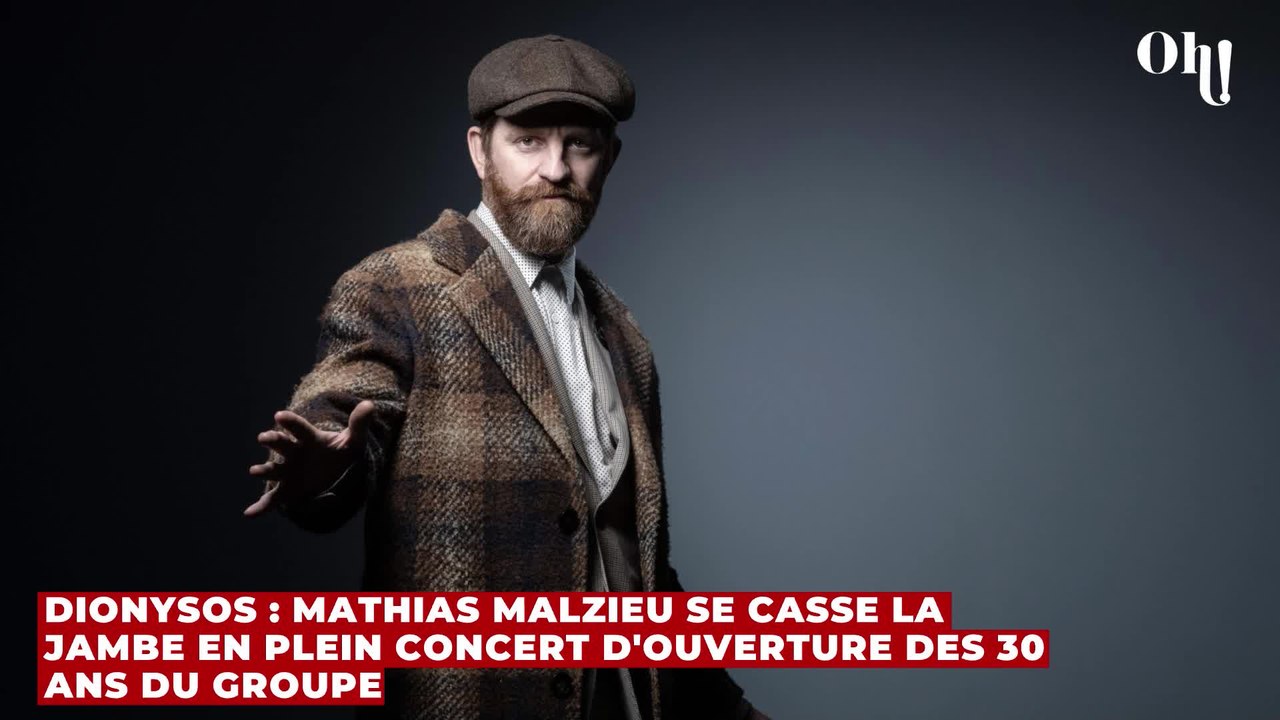 Dionysos : Mathias Malzieu se casse la jambe en plein concert d'ouverture des 30 ans du groupe