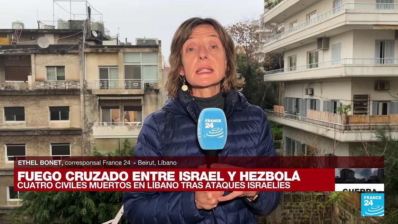 Informe desde Beirut: cuatro civiles fallecieron en Líbano tras ataques israelíes