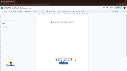 How To Double Space In Google Docs