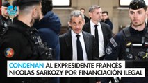 Condenan a cárcel al expresidente francés Nicolas Sarkozy por financiación ilegal de su campaña presidencial de 2012