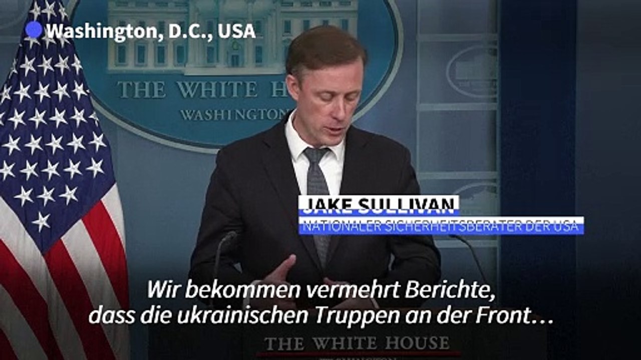 USA: Ukraine geht die Munition aus
