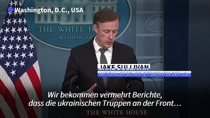 USA: Ukraine geht die Munition aus