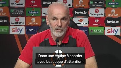 Milan - Pioli : "Aborder Rennes avec beaucoup d'attention, avec le plus grand soin"