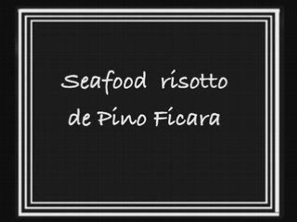 Seafood risotto