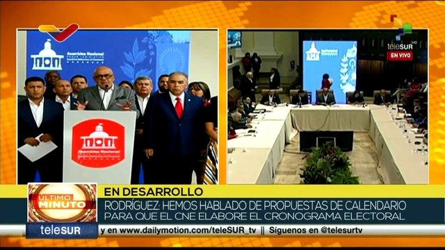 AN dialoga con representantes de partidos y organizaciones políticas de Venezuela