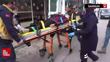 Dün kaza yapan motosiklet sürücüsü, yine ölümden döndü