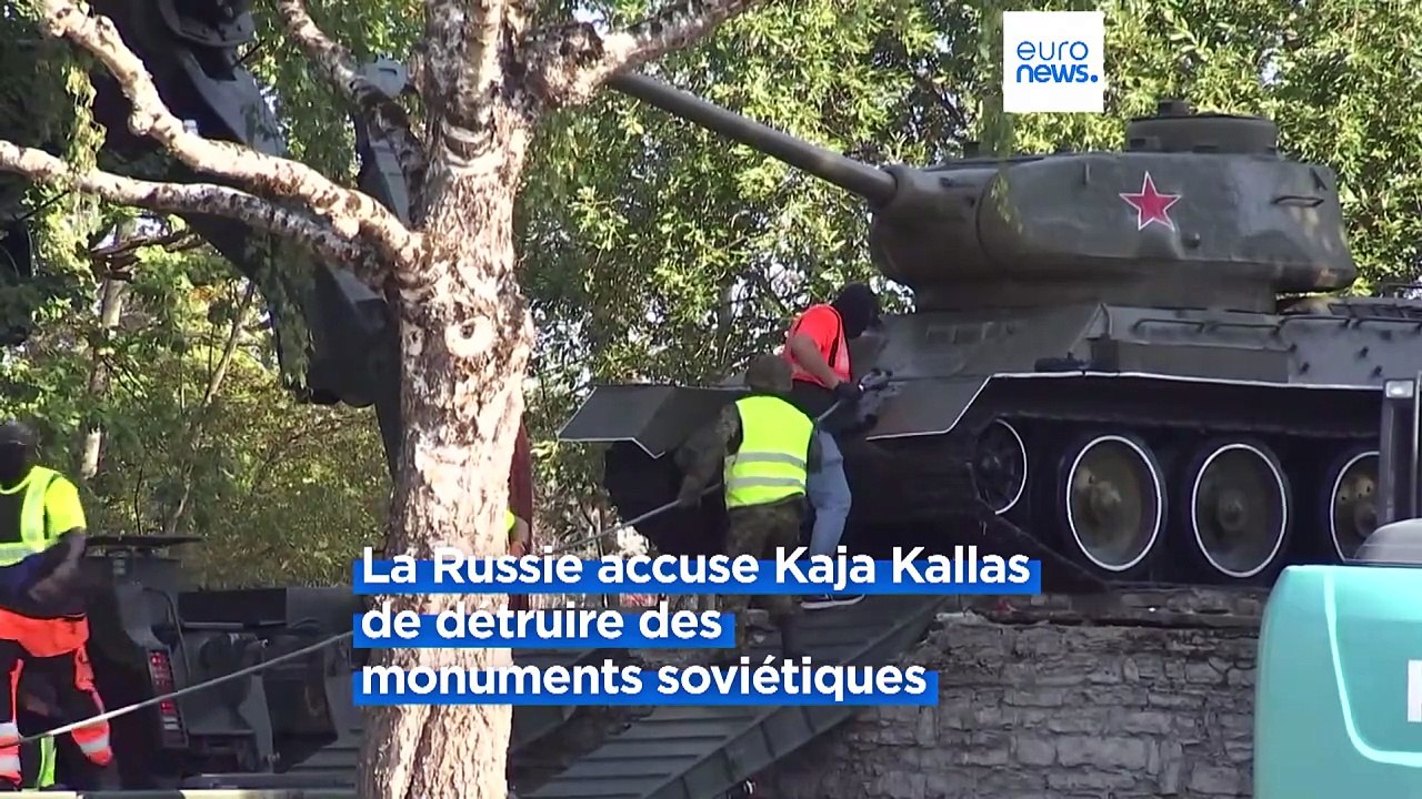 Tallinn : Kaja Kallas assure ne pas être "intimidée" par Moscou