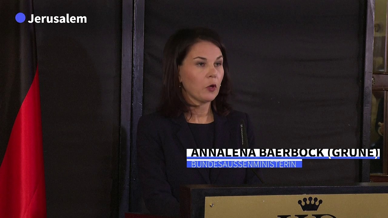 Baerbock fordert 'sichere Orte' für Zivilisten bei Offensive auf Rafah