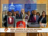 Finaliza con éxito el 2do encuentro de Diálogo Nacional con Organizaciones Políticas