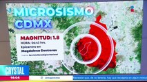 Microsismos despiertan a los habitantes de la CDMX este 14 de febrero