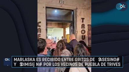Marlaska es recibido entre gritos de "¡asesino!" y "¡dimisión!" por los vecinos de Puebla de Trives
