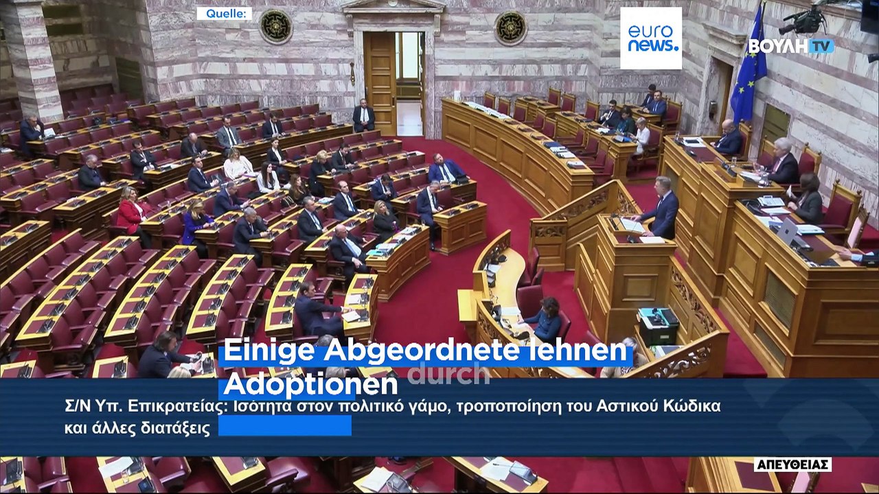 Griechisches Parlament berät über Ehe für gleichgeschlechtliche Paare