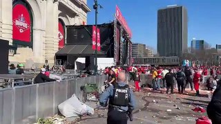 BREAKING - Gunfire erupts at the end of the Super Bowl parade in Kansas City, MO