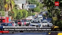 Reactivan transporte público en Chilpancingo tras una semana de paro por la inseguridad