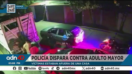 Denuncian abuso de autoridad contra abuelito, policía le disparó afuera de su casa