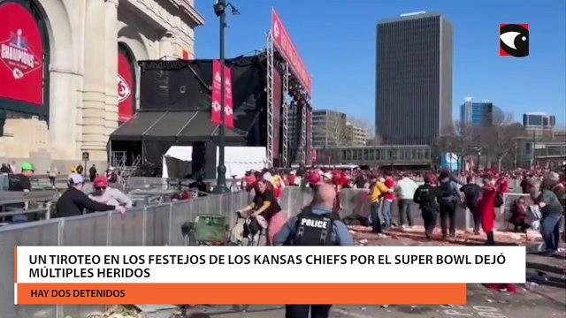 Un tiroteo en los festejos de los Kansas Chiefs por el Super Bowl dejó múltiples heridos