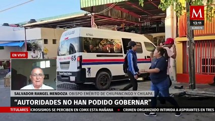 "Guerrero está en llamas, hay cerca de 40 grupos delincuenciales": Obispo de Chilpancingo y Chilapa