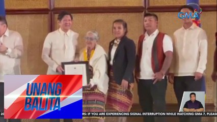 Apo Whang-Od, ginawaran ng Presidential Medal of Merit | UB