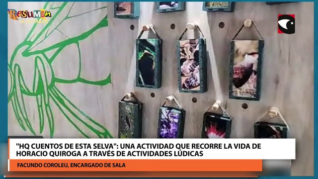 HQ cuentos de esta selva : una actividad que recorre la vida de Horacio Quiroga a través de actividades lúdicas