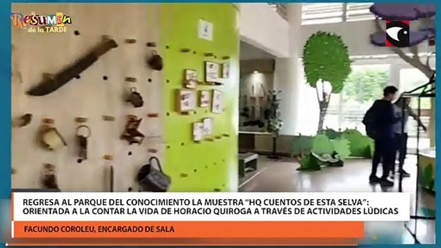 Regresa al Parque del Conocimiento la muestra “HQ cuentos de esta selva” orientada a la contar la vida de Horacio Quiroga a través de actividades lúdicas