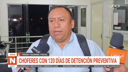 choferes con 120 días de detención preventiva