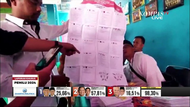 Buntut Temuan 233 Surat Suara Tercoblos, Pemilihan di TPS 19 Way Kandis Dihentikan!