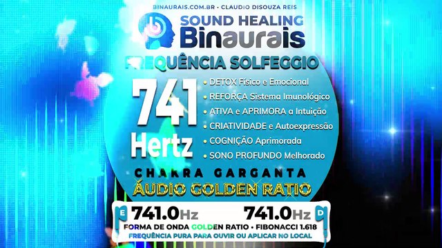 741 Hz : Desintoxicação Física e Emocional - Ouça a Onda da Criação do Universo - (Use Fones)