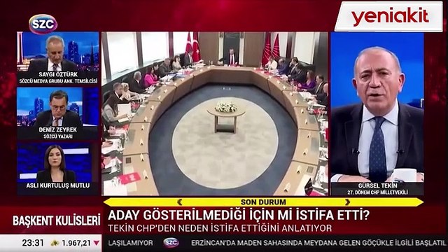 Gürsel Tekin canlı yayında neden istifa ettiğini bağıra çağıra anlattı