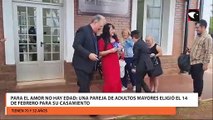 Para el amor no hay edad una pareja de adultos mayores eligió el 14 de febrero para su casamiento