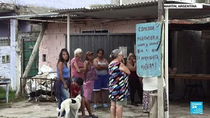 Comedores sociales en Argentina se quedan sin recursos en medio de la crisis económica