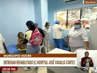 Gobierno Nacional rehabilita áreas del Hospital José Vasallo Cortéz, del edo. Trujillo