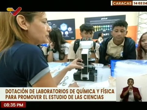 Gobierno Nacional dota laboratorios de Física y Química para promover el estudio de las ciencias