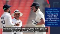 Stokes unhappy that Kohli is missing England series