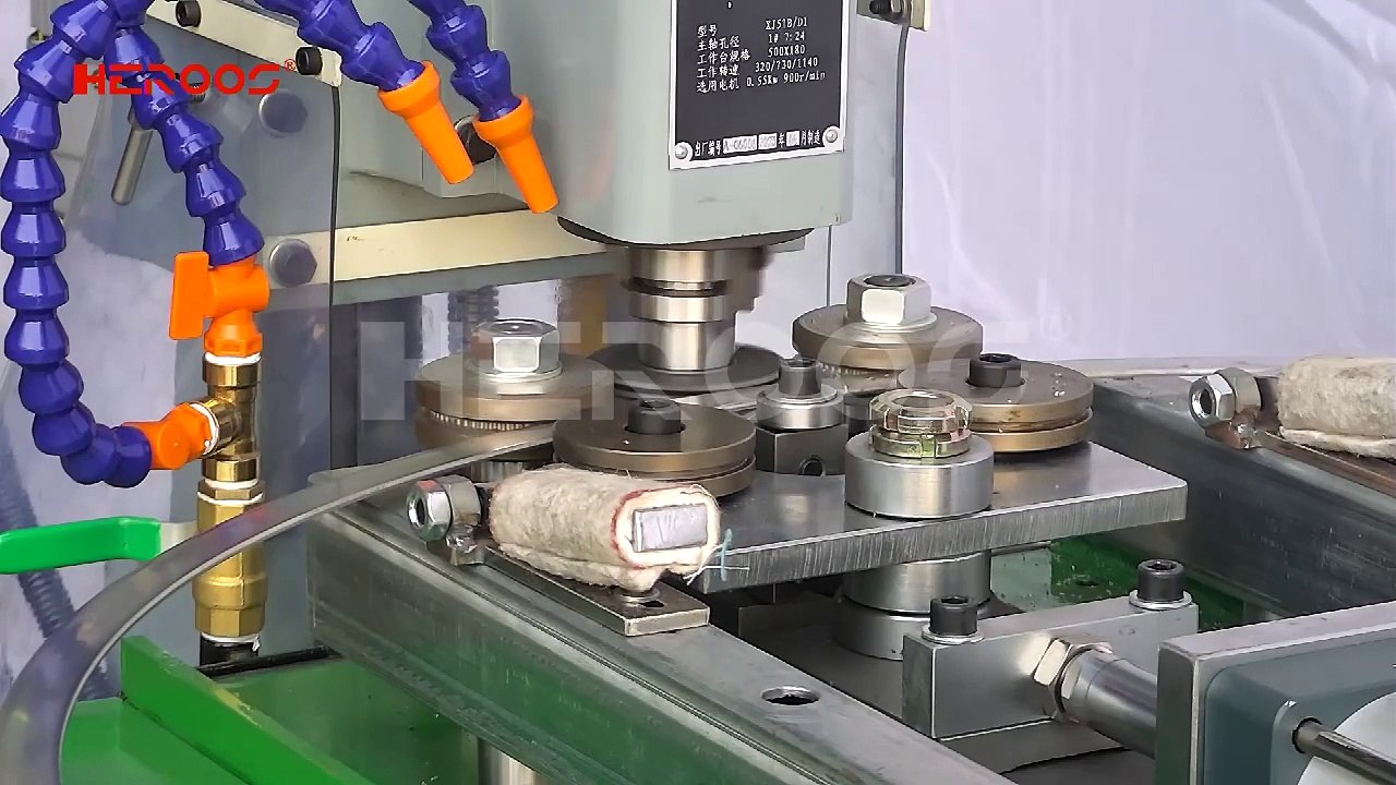 Spiral Wound Gasket Inner Ring Chamfering Machine  by  HEROOS®