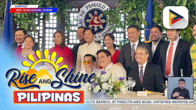 SP Zubiri, House Speaker Romualdez at ilang opisyal, dumalo sa ika-100 kaarawan ni Chief Presidential Legal Counsel Enrile
