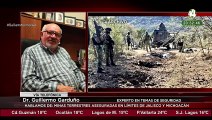 Dr. Guillermo Garduño habla sobre las minas terrestres aseguradas en límites de Jalisco y Michoacán
