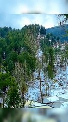 Azad Kashmir Snowfall on Mountain View
