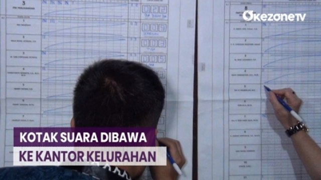 Usai Rekapitulasi di Tanjung Duren Jakbar, Kotak Suara Dibawa ke Kantor Kelurahan