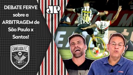 AFINAL: o São Paulo FOI PREJUDICADO pela ARBITRAGEM contra o Santos? DEBATE FERVE!