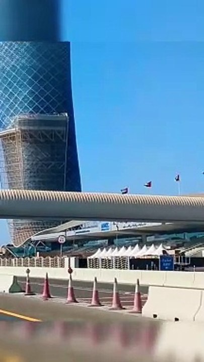 Dubai Road View Busy Day