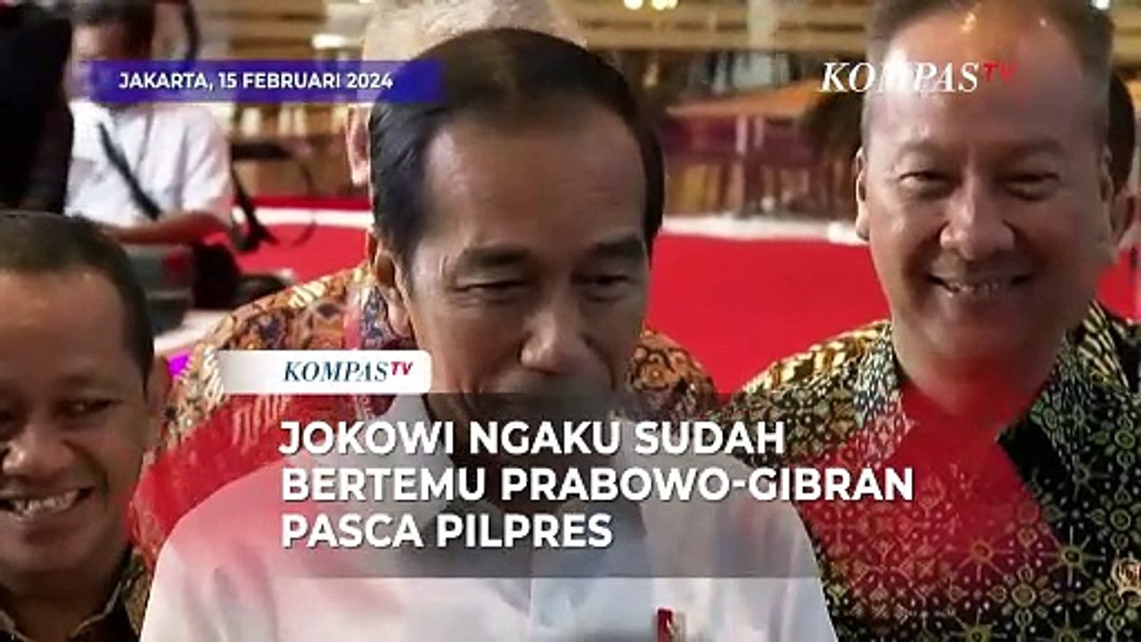 Jokowi Ngaku Telah Temui Prabowo-Gibran dan Beri Selamat Usai Pilpres 2024