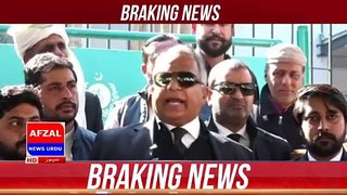 PTI Lawyer Azhar Saddique Media Talk outside