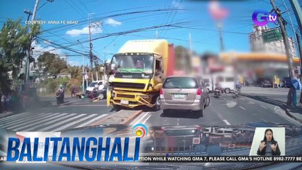Trailer truck na nawalan umano ng preno, inararo ang ilang sasakyan | BT