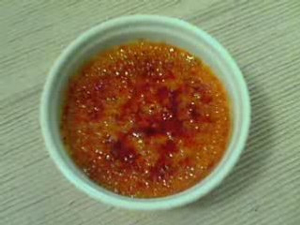 Pumpkin creme brulee